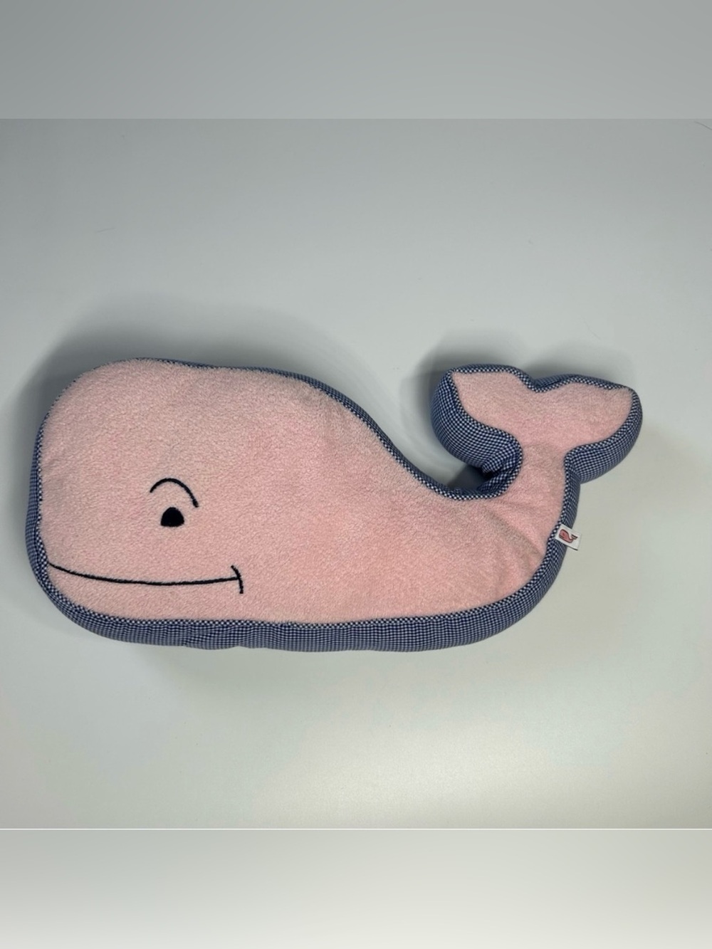 Vineyard Vines | Light Pink Small Whale Pillow
